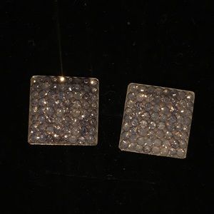 Square earring rhinestone crystal Swarovsky